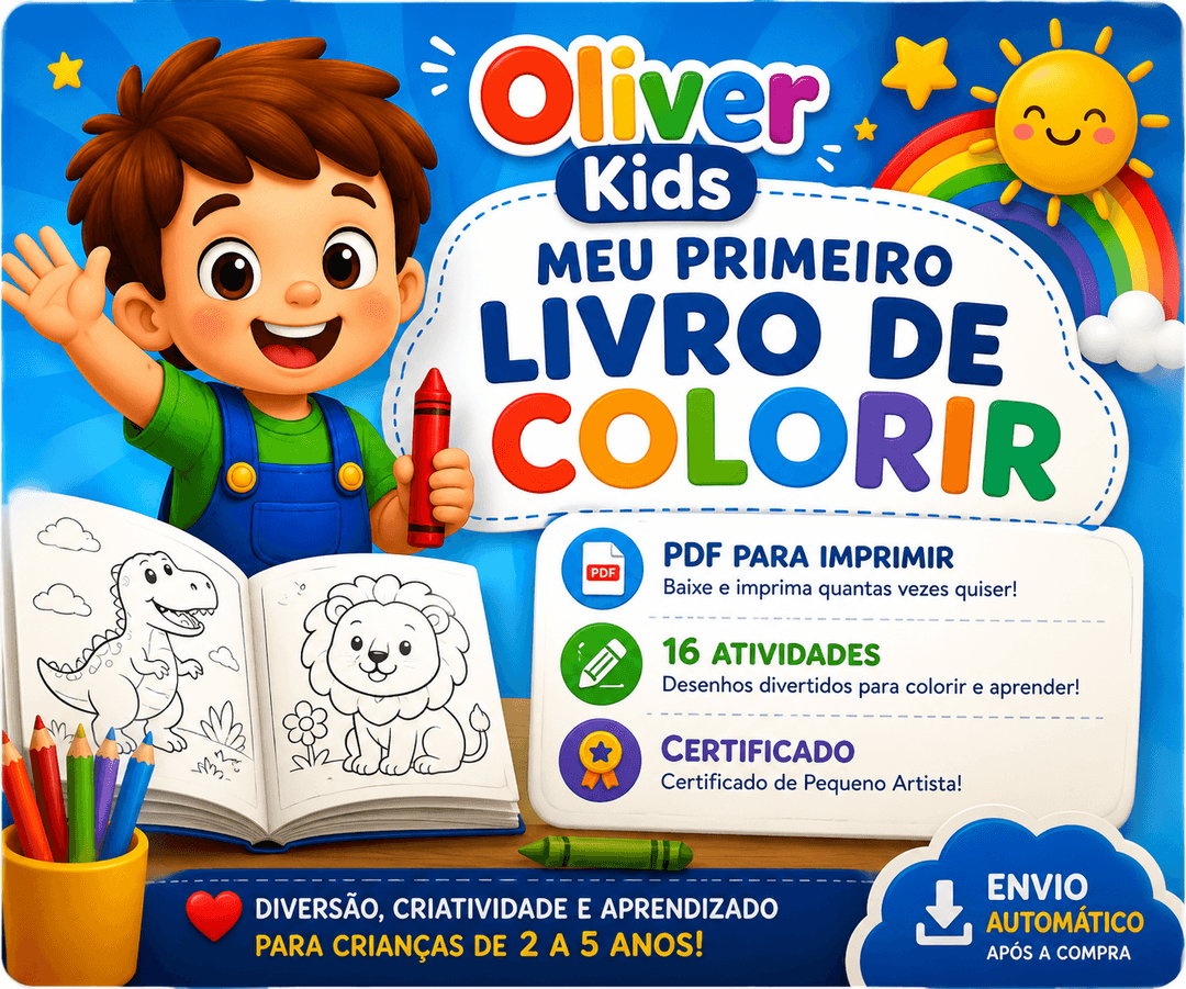 Meu Primeiro Livro de Colorir